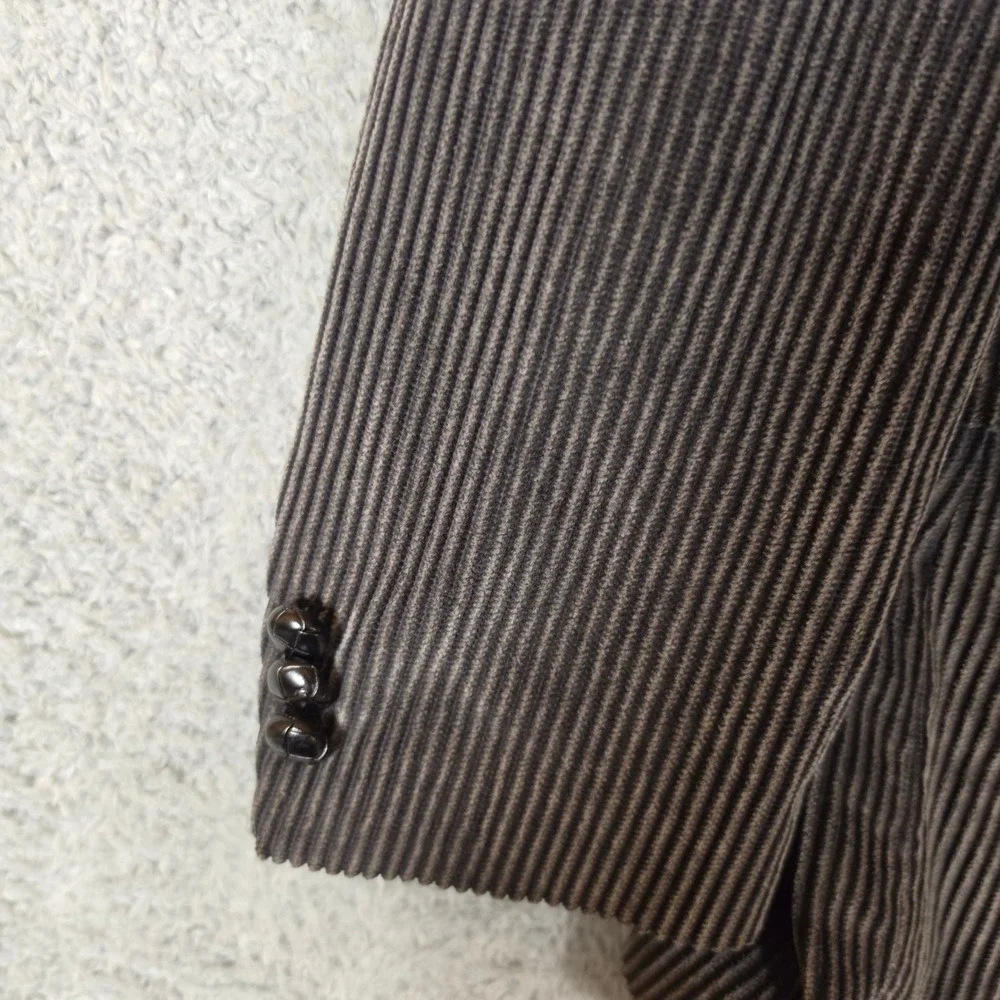 Barrington Corduroy Blazer Mens 46R Brown Business Casaual Elbow Patches